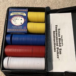 Texas Hold’em Poker Travel Set - Never used